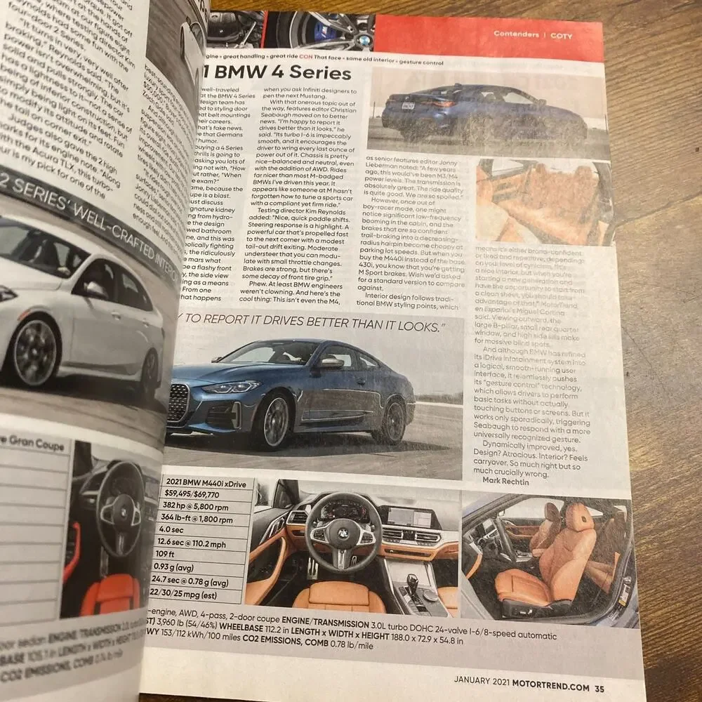 Motor Trend January 2021 Mercedes-Benz Car of the Year (Magazine: Automotive, Ca